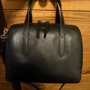 Fossil Sydney Satchel in Black Brand New